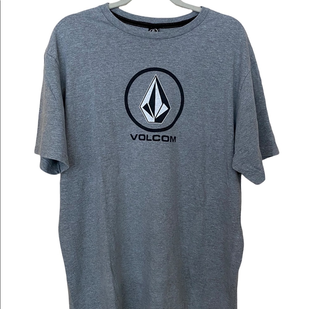 VOLCOM Men’s Gray Logo T Shirt